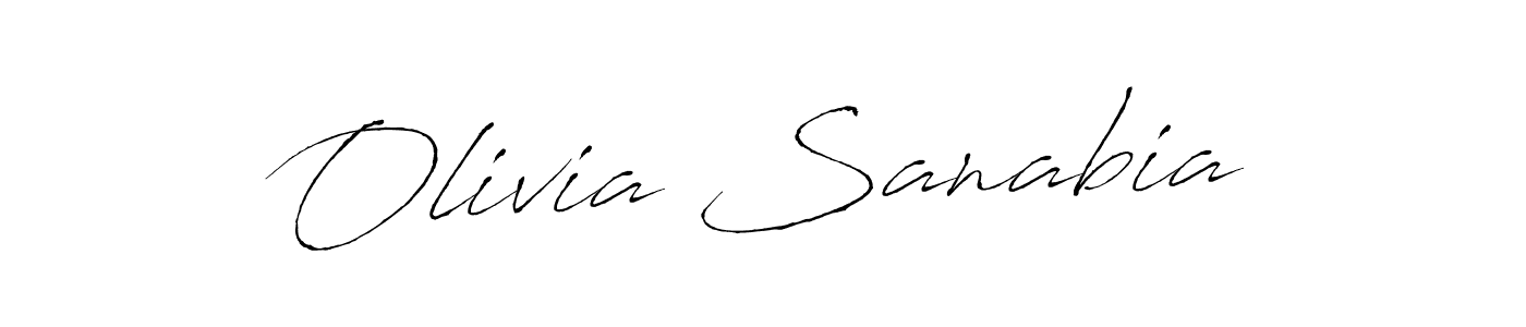 Olivia Sanabia stylish signature style. Best Handwritten Sign (Antro_Vectra) for my name. Handwritten Signature Collection Ideas for my name Olivia Sanabia. Olivia Sanabia signature style 6 images and pictures png